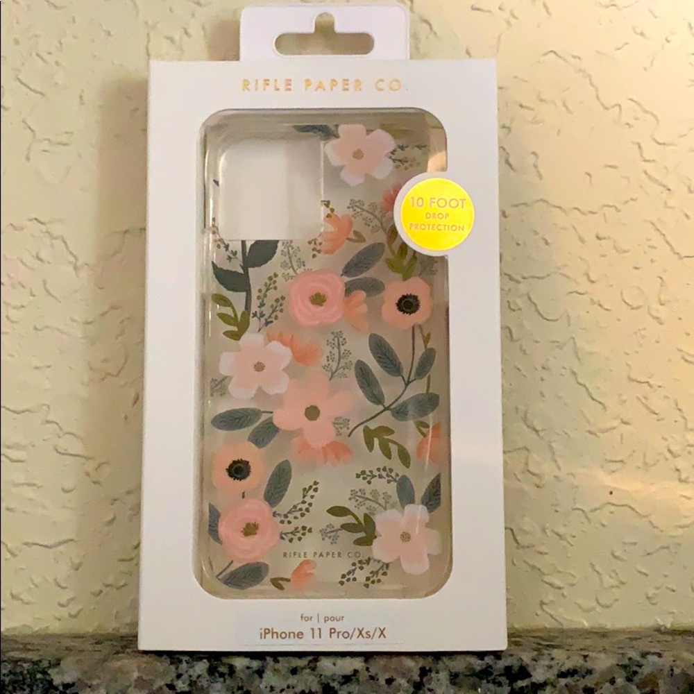 Brand new never used rifle paper co iPhone case.